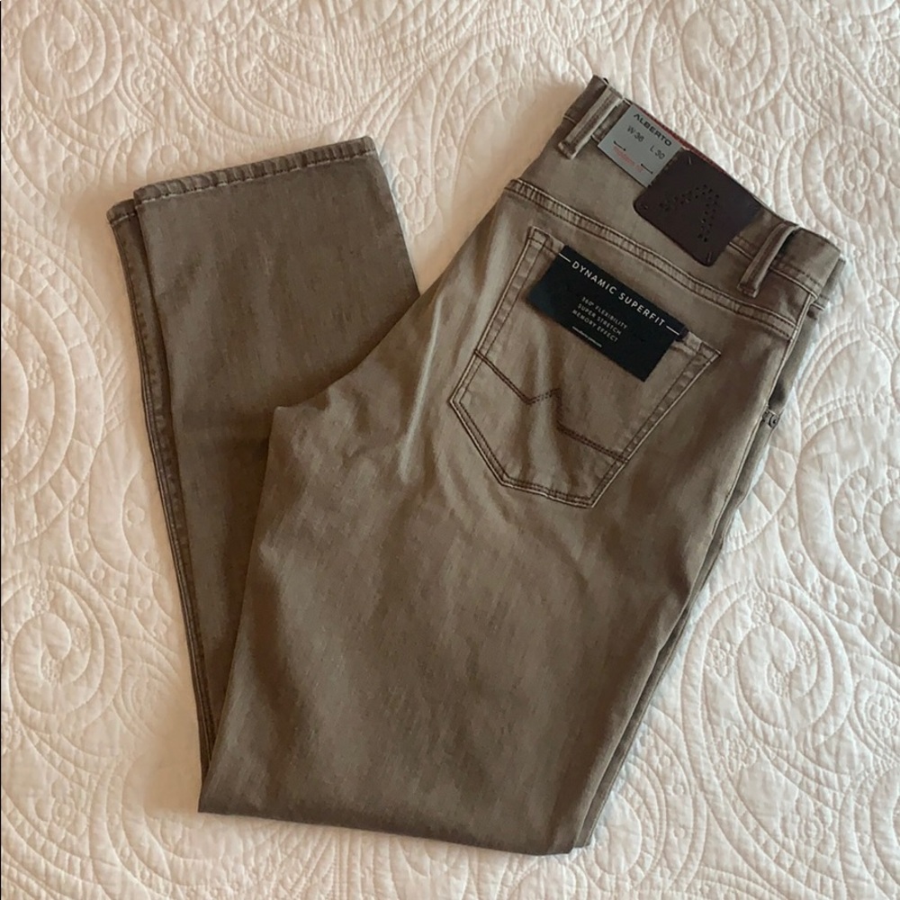 Men’s Alberto Denim 36x30 Stone